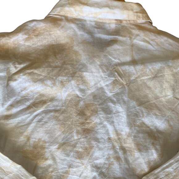 Loft Women's Collared Button-up Blouse 100% cotton - Long Sleeve - Picture 10 of 12